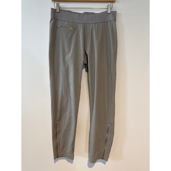 Athleta Pants - Athleta Trekkie Ankle Pants Women 4 Gray Ripstop Hiking Outdoor 291743